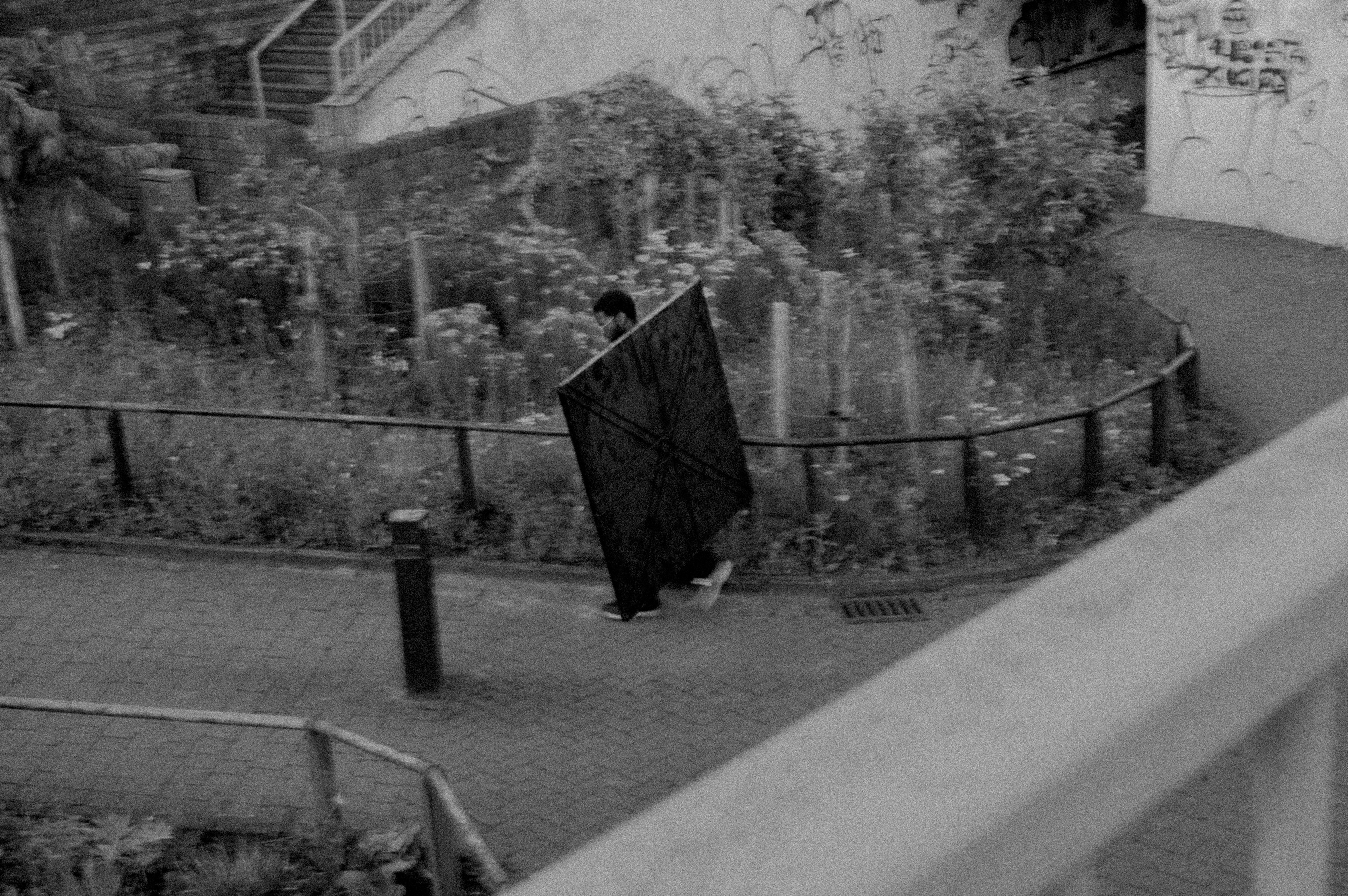 Black Union Jack (2025), Rope on canvas, 150 x 120 cm detail 1